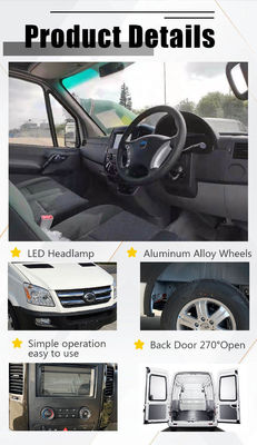 73,6 kWh Elektryczny minivan dostawczy 110 km/h Elektryczny furgon z zamrażarką Maksymalny zasięg 288 km