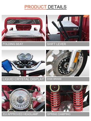 Jinpeng QL150e Elektryczny trójkołowy ładunek o dużej mocy do prac rolniczych