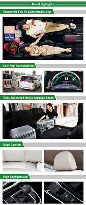 Kompaktowy elektryczny MPV 7-miejscowy z napędem na 4 koła GAC ​​Trumpchi M6 270T Manual Elite Edition