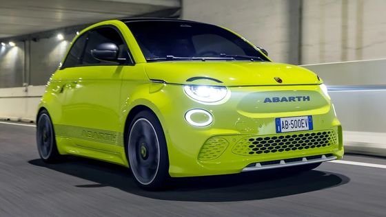 Słodki i sportowy w Abarth 500e Hot Hatchback Elektryczny samochód tak zabawny jak benzyna 152P.S Moc silnika