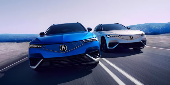 wysokiej wydajności samochód elektryczny 2024 Acura ZDX A-spec z 340 koni mechanicznych 325 mil zasięgu