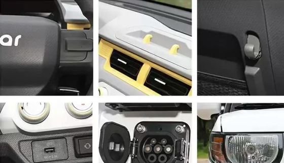 Wygodny i praktyczny samochód elektryczny- Chery QQ Ice Cream Qirui 2024 170km 205km 3 drzwi 4 siedzenia Mini EV Minicar