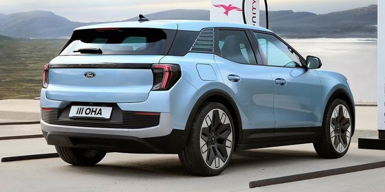 Czysty elektryczny crossover Ford Explorer z WLTP 380km zasięg 9sec przyspieszenie 0-100km/h
