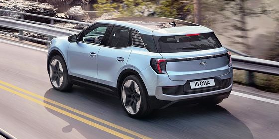 Czysty elektryczny crossover Ford Explorer z WLTP 380km zasięg 9sec przyspieszenie 0-100km/h