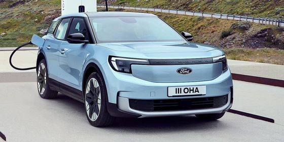 Czysty elektryczny crossover Ford Explorer z WLTP 380km zasięg 9sec przyspieszenie 0-100km/h