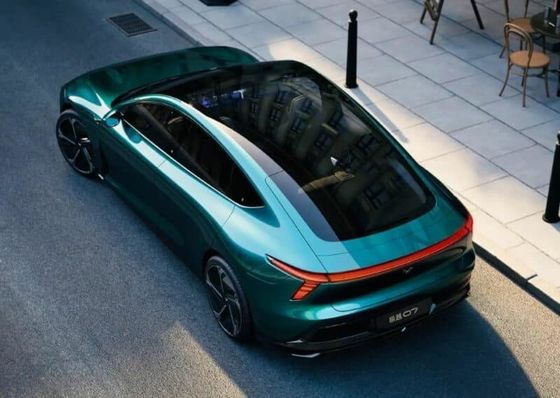 Najgorętszy pokaz samochodów w Pekinie Jiyue07 200kw Moc silnika 27w;S czysta elektryczna samochód z maksymalną prędkością 200km/h