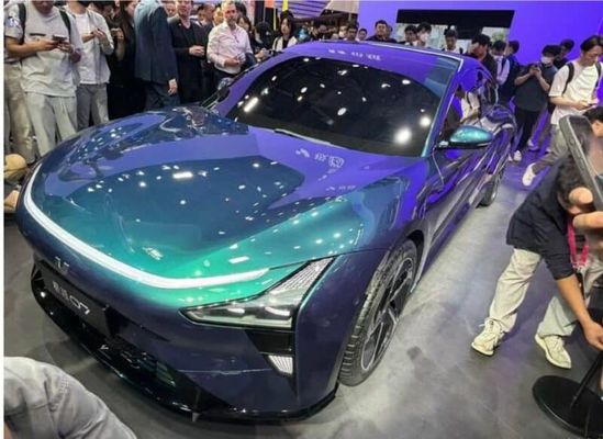 Przedsprzedaż Wspólna marka Geely&Baidu Jiyue07 czysto elektryczny pojazd z silnikiem o mocy 200 kW/271 P.s.