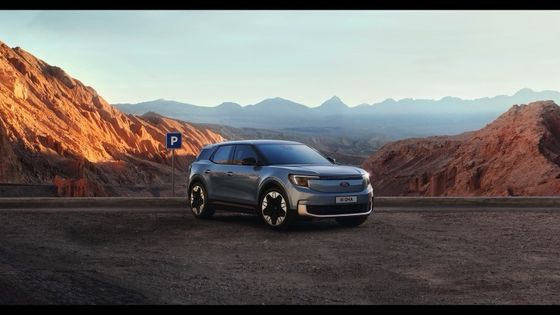 Gotowy do jazdy czysty elektryczny crossover Ford Explorer AWD z 532km WLTP 250kw/340P.s mocy silnika i prędkością maksymalną 180km/h