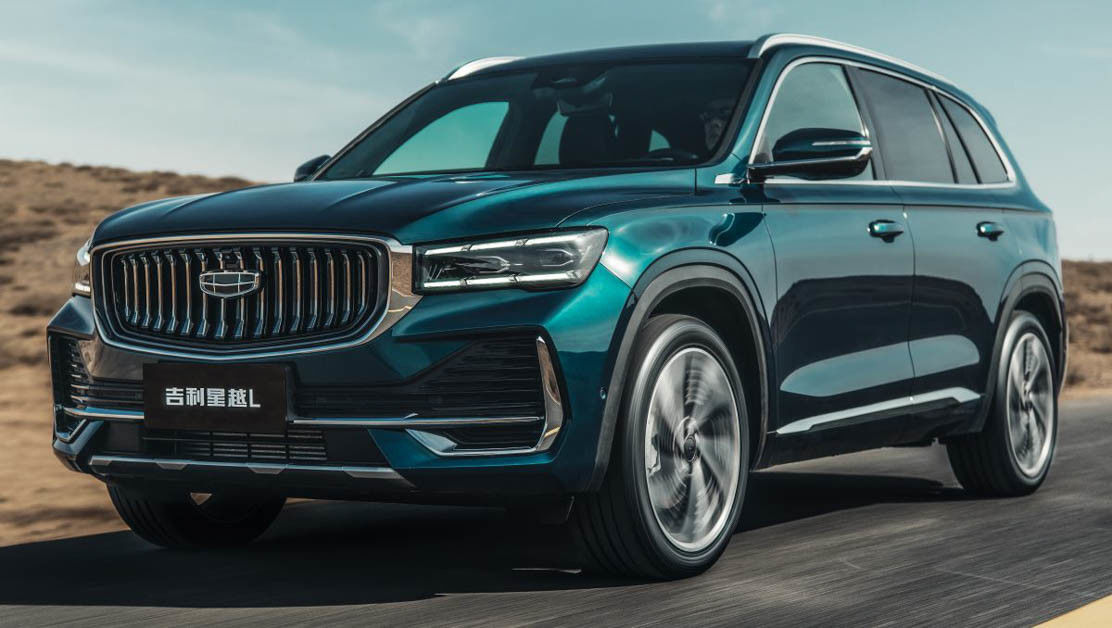Geely Xingyue L SUV Pojazdy elektryczne AWD PHEV Samochód elektryczny z lewym napędem 215 km/h